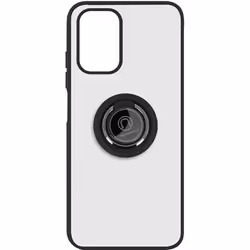 Coque - Xiaomi - Redmi Note 10 / Note 10s - Bague Métallique - Polycarbonate - Noir