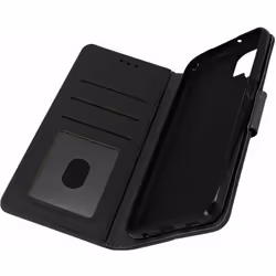 Housse pour Samsung Galaxy A12 - AVIZAR - Portefeuille Multi-compartiments - Support Vidéo - Noir