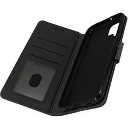 Housse pour Samsung Galaxy A12 - AVIZAR - Portefeuille Multi-compartiments - Support Vidéo - Noir