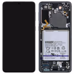 Écran LCD - Samsung - Galaxy S21 - Original - Vitre Tactile - Gris