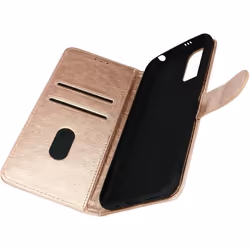 Étui folio - AVIZAR - Xiaomi Redmi Note 10 5G/Poco M3 Pro - Rose - Éco-cuir texturé - Fonction support