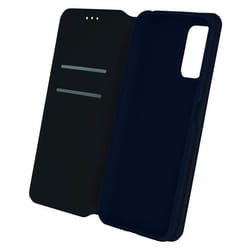 Étui Xiaomi Redmi Note 10 5G et Poco M3 Pro - AVIZAR - Porte-carte Support Vidéo - Bleu nuit