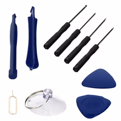 Kit Outils de Réparation Smartphone et Tablette avec 10 Pièces Haute Efficacité Noir