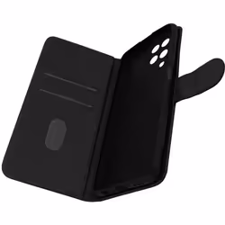Étui pour Samsung Galaxy M12 - AVIZAR - Folio avec Porte-carte - Éco-cuir Texturé - Noir - Support Vidéo