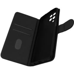Étui pour Samsung Galaxy M12 - AVIZAR - Folio avec Porte-carte - Éco-cuir Texturé - Noir - Support Vidéo