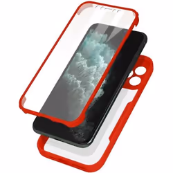 Coque iPhone 11 Pro - Apple - Antichoc - Plexiglas - Polymère - Rouge
