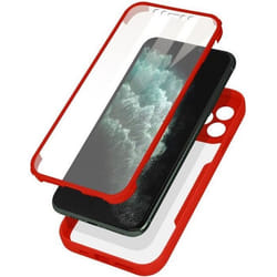 Coque iPhone 11 Pro - Apple - Antichoc - Plexiglas - Polymère - Rouge