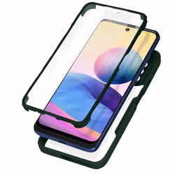 Coque intégrale - AVIZAR - Xiaomi Note 10 5G/Poco M3 Pro - Dos Plexiglas - Avant Polymère - Vert mat