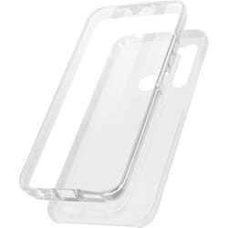 Coque de protection 360° - AVIZAR - Xiaomi Redmi Note 8/2021 - Transparent Blanc - Souple - Design fin