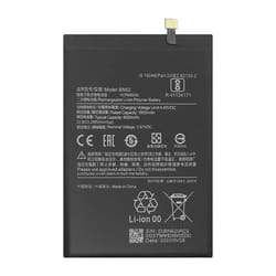 Batterie de remplacement - Xiaomi - Redmi 9T Note 9 Poco M3 - 5900 mAh - Li-Ion - Noir