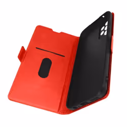 Étui rigide - Samsung - Galaxy A52 - Rouge - Éco-cuir - Support vidéo