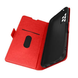 Étui rigide - Samsung - Galaxy A52 - Rouge - Éco-cuir - Support vidéo
