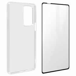 Pack de protection - Motorola - Edge 20 Pro - Coque souple - Film verre trempé 9H - Protection 360°