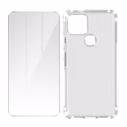 Coque et Film de Protection - AVIZAR - Google Pixel 5 - Silicone Souple - Verre Trempé - Protection 360°