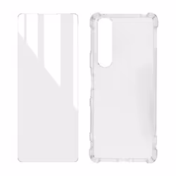 Pack de protection - AVIZAR - Sony Xperia 10 III et 10 IV - Coque souple - Verre trempé - Protection 360°