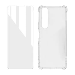 Coque + Film Sony Xperia 1 III - AVIZAR - Coque Souple Verre Trempé transparent