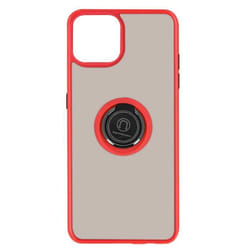 Coque de protection - Apple - iPhone 13 Pro Max - Rouge - Bague de maintien - Support vidéo