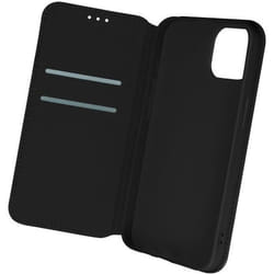 Étui iPhone 13 Clapet Portefeuille Fonction Support Vidéo - AVIZAR - Noir - Rigide - Mat - Mixte