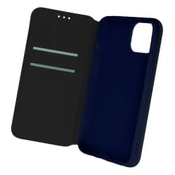 Avizar Étui iPhone 13 Portefeuille Clapet - Bleu Nuit