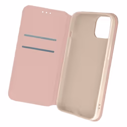 Étui iPhone 13 Mini Clapet Portefeuille Fonction Support Vidéo Rose gold