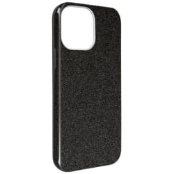Coque de protection - AVIZAR - iPhone 13 Mini - Silicone semi-rigide - Paillettes amovibles - Noir