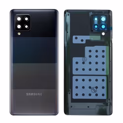 Cache Batterie - Samsung - Galaxy A42 5G - Noir - Pièce de Remplacement - Adhésif Intégré