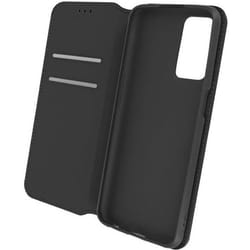 Étui Portefeuille - Oppo - A16/A16s - Éco-cuir - Noir - Fonction Support Vidéo