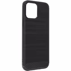Coque de protection - Non spécifié - iPhone 13 - Silicone souple - Coins renforcés - Effet carbone brossé