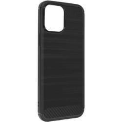 Coque de protection - Non spécifié - iPhone 13 - Silicone souple - Coins renforcés - Effet carbone brossé