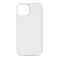 Coque iPhone 13 Mini Silicone Semi-rigide Finition Soft-touch blanc Blanc