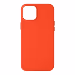 Coque de protection - AVIZAR - iPhone 13 Mini - Silicone semi-rigide - Finition Soft-touch - Corail
