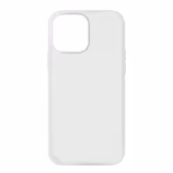 Coque - Apple - iPhone 13 Pro - Silicone Semi-rigide - Finition Soft-touch - Blanc
