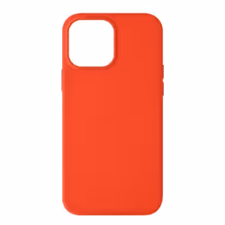 Coque de protection - AVIZAR - iPhone 13 Pro Max - Silicone semi-rigide - Finition Soft-touch - Corail