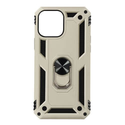 Coque iPhone 13 Mini - AVIZAR - Antichoc Hybride - Jaune - Support Vidéo - Polycarbonate/Silicone