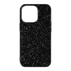 Coque iPhone 13 Pro Max - Design Paillettes - Rigide - Relief Antidérapant - Noir - Tendance