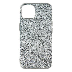 Coque iPhone 13 Mini - AVIZAR - Design Paillettes - Rigide - Argenté Gris - Antidérapant