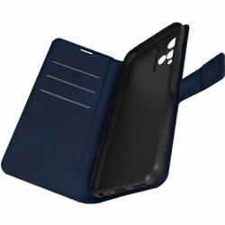 Étui Vivo Y21 Y21s et Y33s - AVIZAR - Clapet Portefeuille Support Vidéo - Bleu nuit