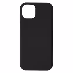 Coque de protection - Noname - iPhone 13 Mini - Silicone semi-rigide - Finition Soft-touch - Noir