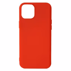 Coque de protection - AVIZAR - iPhone 13 Mini - Silicone Semi-rigide - Finition Soft-touch rouge