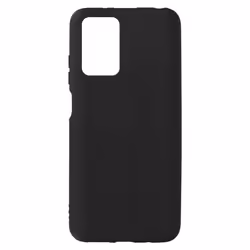 Coque de protection - AVIZAR - Xiaomi Redmi 10 - Souple - Noir mat - Résistante aux chocs