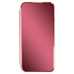 Étui Clear View iPhone 13 Pro - AVIZAR - Rose - Clapet Miroir - Support Vidéo - Protection intégrale