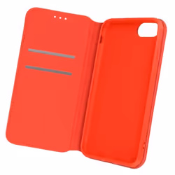 Étui iPhone SE 2020 8 7 6 et 6S Clapet Portefeuille Support Vidéo rouge Rouge