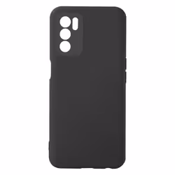 Coque de protection - AVIZAR - Oppo A16/A16s - Silicone semi-rigide - Finition Soft-touch - Noir
