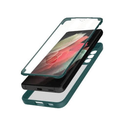 Coque - AVIZAR - Samsung Galaxy S21 Ultra - Plexiglas - Polymère - Vert Mat