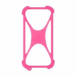 Coque de smartphone - AVIZAR - Universelle - Silicone Gel - Coins renforcés - Antichoc rose