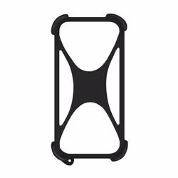 Coque Smartphone - Universelle - Silicone Gel - Antichoc - 6.7 pouces - Noir