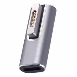Adaptateur USB-C - MagSafe 2 - Compact - Argent - Gris - Power Delivery