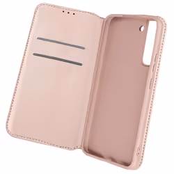 Étui Portefeuille - Samsung - Galaxy S22 - Rose gold - Simili cuir - Support Vidéo