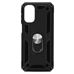 Coque Motorola Moto G51 5G Antichoc Hybride Bague Support Vidéo noir - AVIZAR - Rigide - Synthétique - Mixte