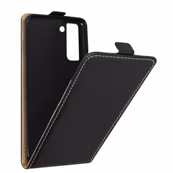 Étui Samsung Galaxy S21 FE Clapet Vertical Porte cartes - Noir